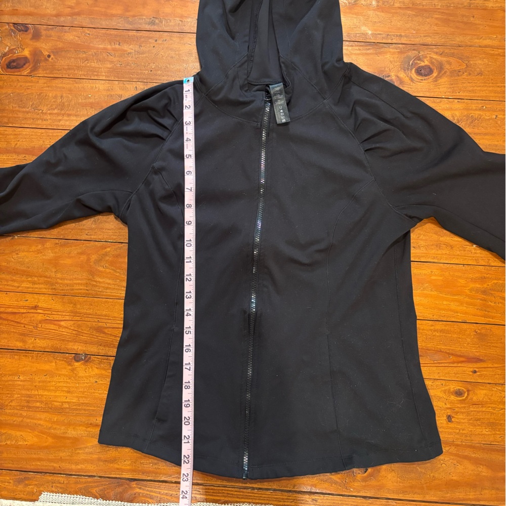 Amazon Black Zip-Up Sweatshirt